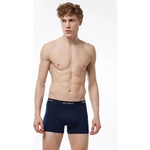 Erkek Lacivert Pamuk Elastan Boxer 075