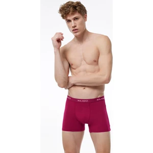 Erkek Bordo Pamuk Elastan Boxer 075