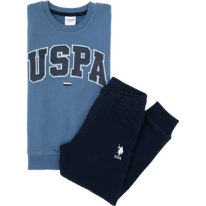 U.s. Polo Assn. Erkek Çocuk Mavi Pijama Takım 50318688-VR036
