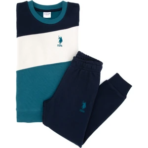 U.s. Polo Assn. Erkek Çocuk Koyu Yeşil Pijama Takım 50318685-VR101