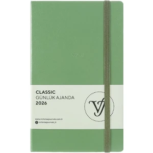Victoria's Journals Classic 2026 Günlük Ajanda 13x21 cm Sert Kapak Ivory 70gr.