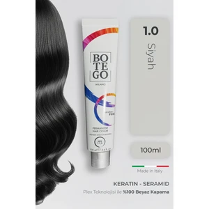 Profesyonel Krem Saç Boyası - 1.0 Siyah 100 ml