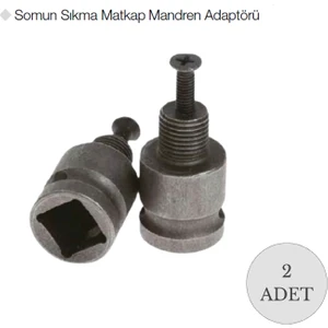 2798 Somun Sıkma Matkap Mandren Adaptörü 1/2 - 2 Adet