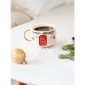 170 ml Noel Kapısı Yeniyıl Temalı Kupa