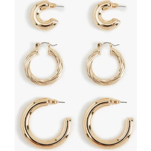 3'lü Halka Küpe Seti