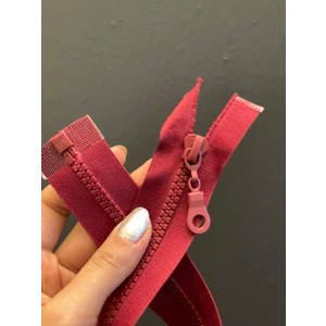 Kırmızı Dişli Fermuar 35X3 cm