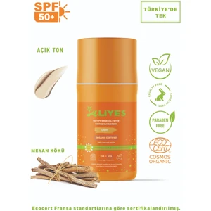 A Aliye's Mineral Filtreli Güneş Koruyucu Krem Spf 50+ Açık Ton