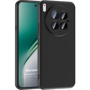 Tecno Camon 40 Premier 5g Kılıf Groovy Soft Siyah