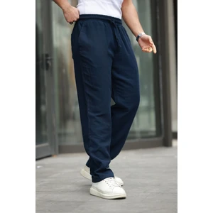 Keten Bağcıklı Jogger Pantolon