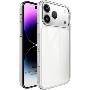 Apple iPhone 17 Pro Kılıf Non Yellowing Crystal Clear Sararma Önleyici Kristal Şeffaf