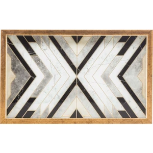 LINE DEKORATİF TEPSİ 25X40CM GOLD