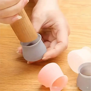 24 Adet Silikon Sandalye Ayak Ucu Koruyucu  Mobilya Bacak Koruma Kapağı Zemin Çizilmesini Önler  Sessiz Kayma Kolay Takılır 3.5-5.5 cm