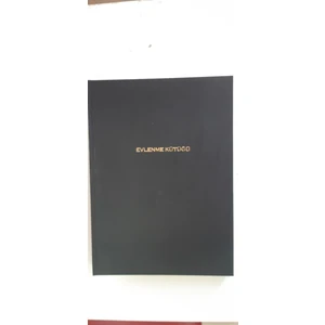 Kültür Matbaası Evlenme Kütüğü Defteri