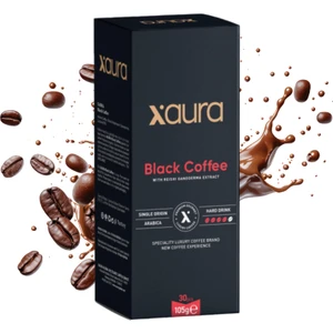 Xaura Black Coffee With Reishi Ganoderma - Arabica Çekirdekli Özel Seri - 30 x 3.5g