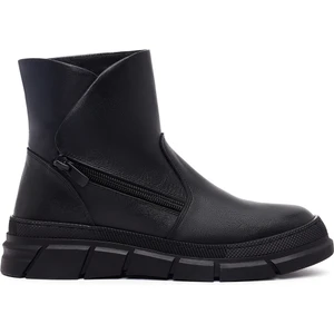 Kadın Siyah Deri Comfort Bor 25WFD360518