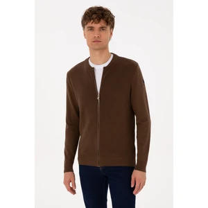 U.s. Polo Assn. Erkek Kahverengi Hırka (Triko) 50313721-VR029