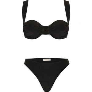 Balenli Siyah Bikini