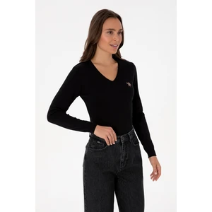 U.s. Polo Assn. Kadın Siyah Kazak /triko 50307727-VR046