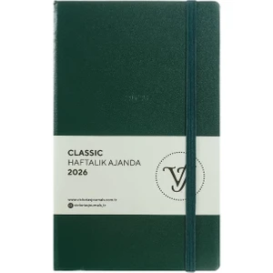 Victoria's Journals Classic 2026 Haftalık Ajanda 13x21 cm Sert Kapak Ivory 100gr.