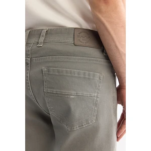 Avva Erkek Açık Haki Eskitme Yıkamalı Esnek Berlin Slim Fit Jean Pantolon B003524