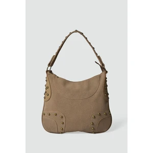 Arlo Troklu Omuz Çantası Vizon