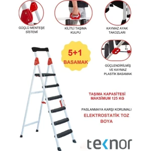 Extreme Plastik Basamaklı Metal Merdiven