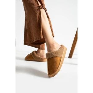 Ortopedik Taban Yünlü Kışlık Ev Terliği