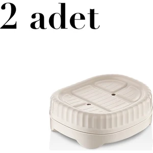 2 Adet Katı Sabunluk Sabun Kurutucu Qlux Setüstü Sabunluk L-00853