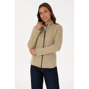 U.s. Polo Assn. Kadın Açık Haki Hırka (Örme) 50316729-VR183