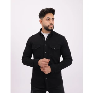 Likralı Iç Polarlı Spor ve Şık Erkek Gömlek