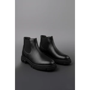 Hard Hakiki Deri Kalın Taban Erkek Kışlık Chelsea Bot