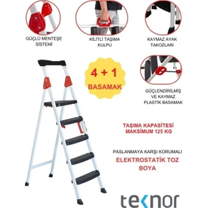 Extreme Plastik Basamaklı Metal Merdiven