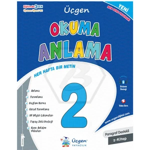 2. Sınıf Türkçe Okuma Anlama Üçgen Yayınları
