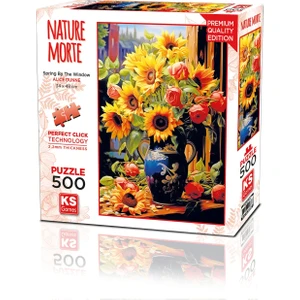 Ks Games Spring By The Window 500 Parça Puzzle