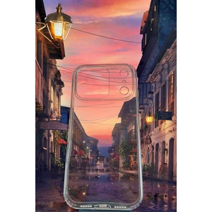 (Tıpalı Şeffaf) iPhone 17 Pro Uyumlu Şarj Yeri Tıpalı Köşe Korumalı Esnek Şeffaf Silikon Kılıf