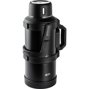 Okadı Outdoor Siyah Kulplu Paslanmaz Çelik Termos 5l