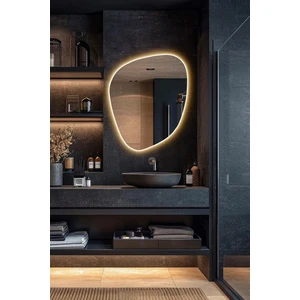 Soho Asimetrik LED Duvar Aynası – Modern Tasarım Dekoratif Boy ve Dresuar Aynası