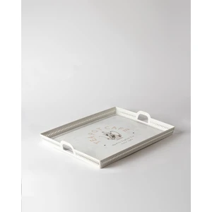 Madame Coco Destini Dikdörtgen Örgü Tepsi - Renkli