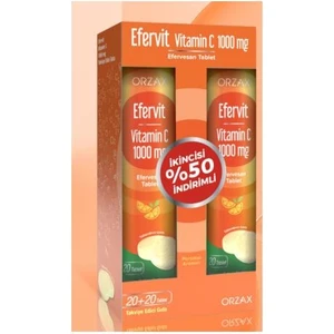 Ocean Efervit Vitamin C 1000 Mg 20 Efervesan Tb
