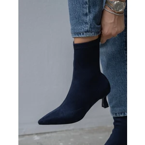 Bobby Streç Lacivert Süet    Bot