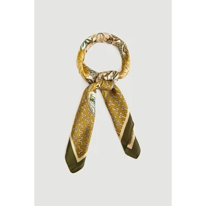 Çiçekli Fular - Sarı