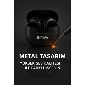 Biriva X23 Pro Anc+Enc Kablosuz Bluetooth Kulaklık Siyah