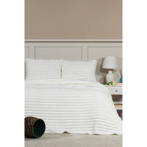 Mateo Battaniye Seti Tek Kişilik Wellsoft 2 Parça (180X240 Cm) Ekru