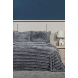 Mateo Battaniye Seti Çift Kişilik Wellsoft 3 Parça (230X250 Cm) Antrasit