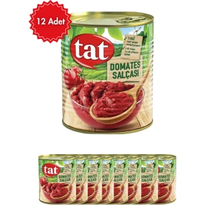 Domates Salçası Teneke 830 gr x 12/16/20 Adet - Yoğun Kıvamlı ve Yemeklere Lezzet Katıyor