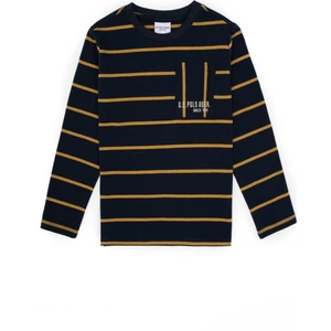 U.S. Polo Assn. Erkek Çocuk Açık Lacivert Bisiklet Yaka Süprem Sweatshirt 50316622-VR059