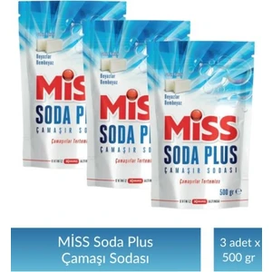 Miss Soda Plus 500 gr x 3 Adet