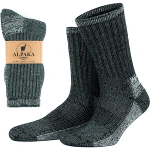 Alpaka Yünlü Tam Havlulu Kalın Termal Çorap 6005-6006