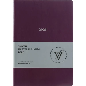 Victoria's Journals Smyth 2026 Haftalık Ajanda A5 (14x21cm) Esnek Kapak Ivory 80 gr.