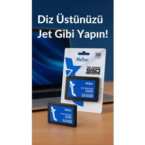 3D Nand 128GB 2.5" SSD – Hızlı Açılış, Yüksek Depolama & Laptop/masaüstü Uyumlu